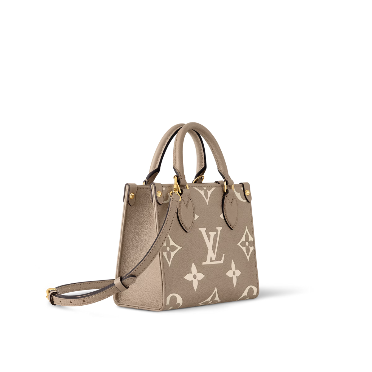 OnTheGo B Beige – the OnTheGo BB is an on-trend micro-bag fashioned from Monogram Empreinte leather, – LUX VERSE Luxury Designer Fashion Outlet