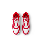 Rivoli Sneaker Red – the emblematic Rivoli sneaker is reinterpreted in supple calf leather embossed – LUX VERSE Luxury Designer Fashion Outlet