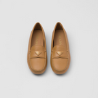 Leather driving shoes – the shoes defined by light and flexible rubber lug soles are embellished with – LUX VERSE Luxury Designer Fashion Outlet