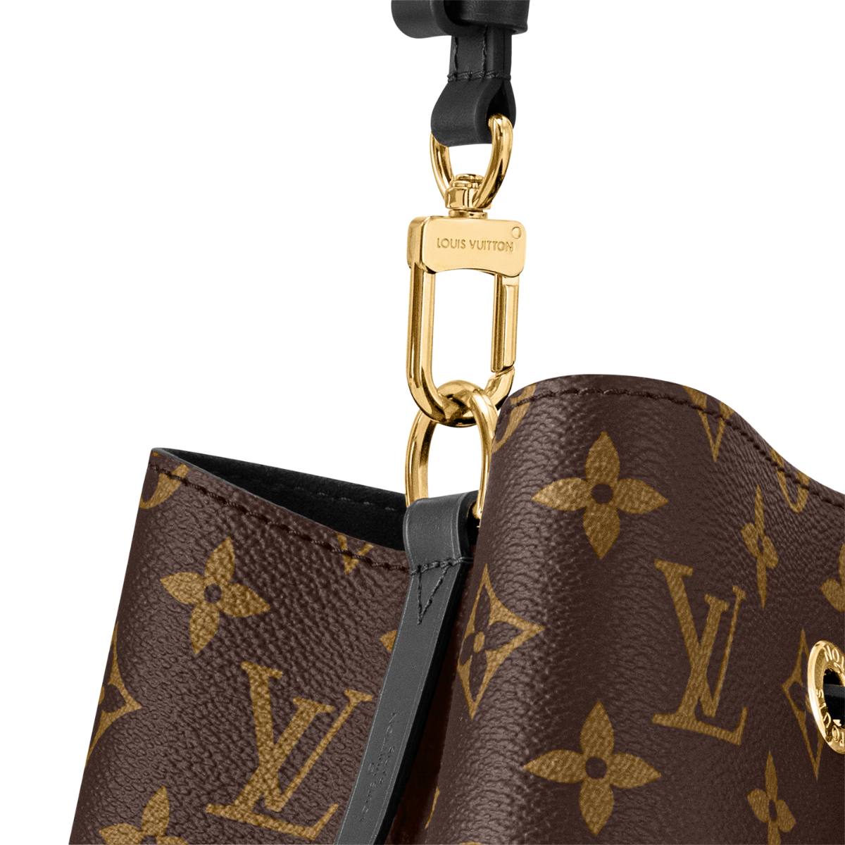 NéoNoé MM Black – 26 x 26 x 17.5 cm(Depth x Height x Width) Black Monogram coated canvas Colored – LUX VERSE Luxury Designer Fashion Outlet