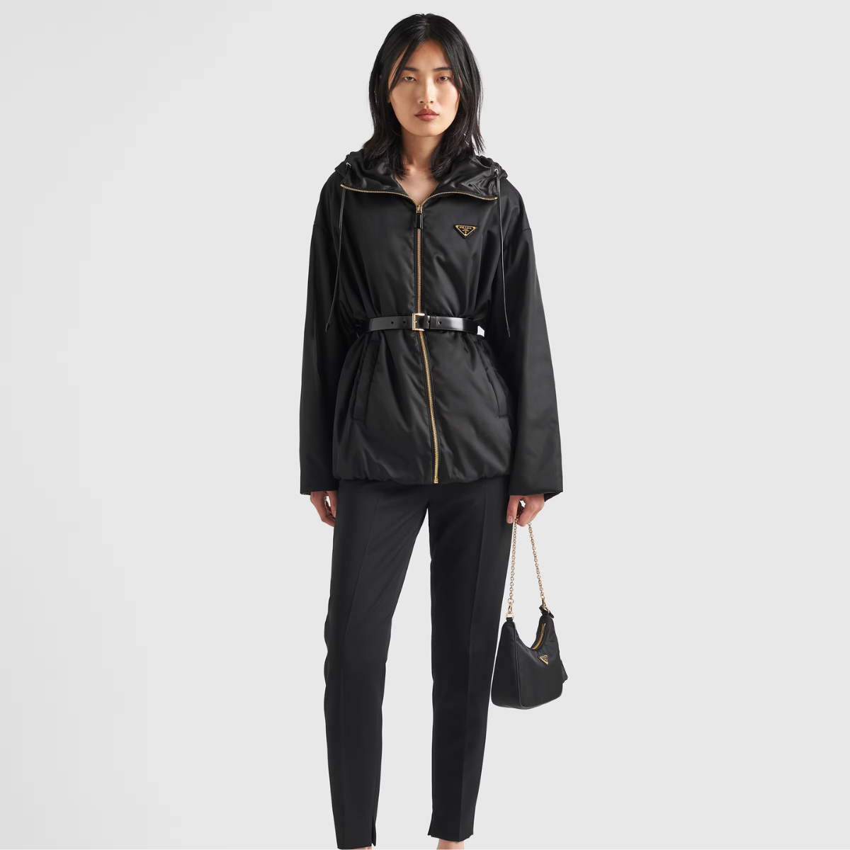 Re-Nylon Blouson Elegance Jacket – stay fashionable and environmentally responsible with this Re-Nylon blouson elegance – LUX VERSE Luxury Designer Fashion Outlet
