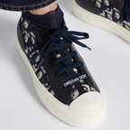 Walk'n'rubber Sneaker – the Walk'n'sneaker is crafted in deep blue Oblique technical mesh, enhanced – LUX VERSE Luxury Designer Fashion Outlet