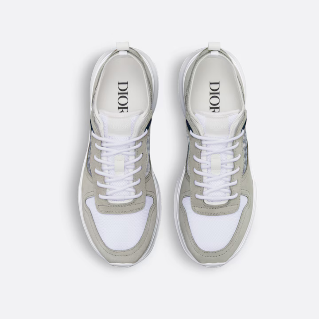 B25 Runner Sneaker Gray – featuring a white sculpted rubber sole, the B25 Runner sneaker will complete any – LUX VERSE Luxury Designer Fashion Outlet