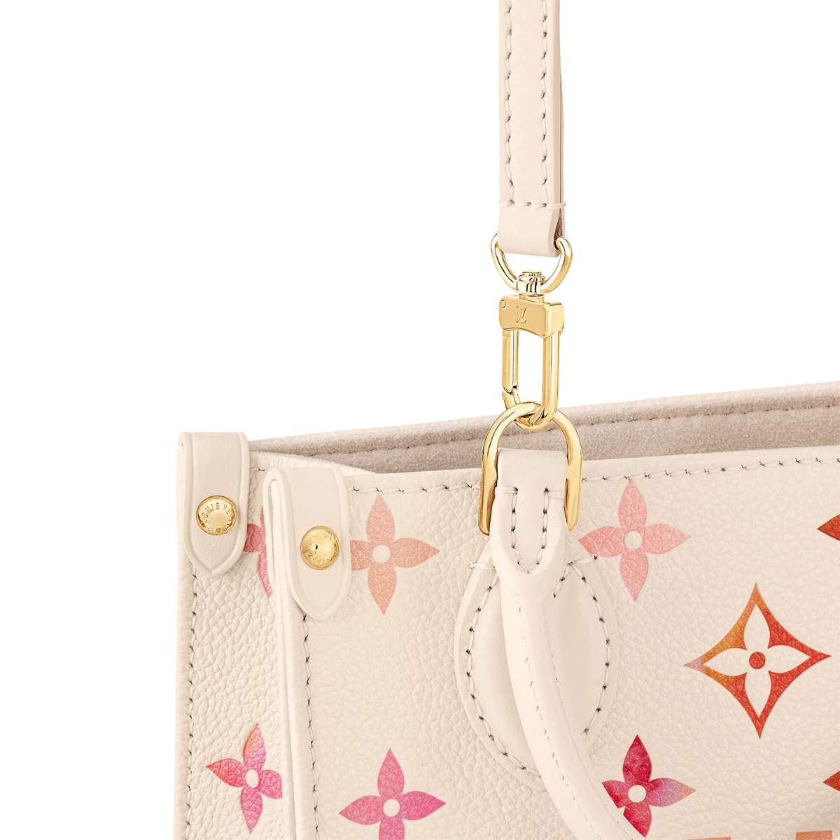 OnTheGo BB beige – a hint of glossiness is screen-printed onto the surface, like glistening drops – LUX VERSE Luxury Designer Fashion Outlet