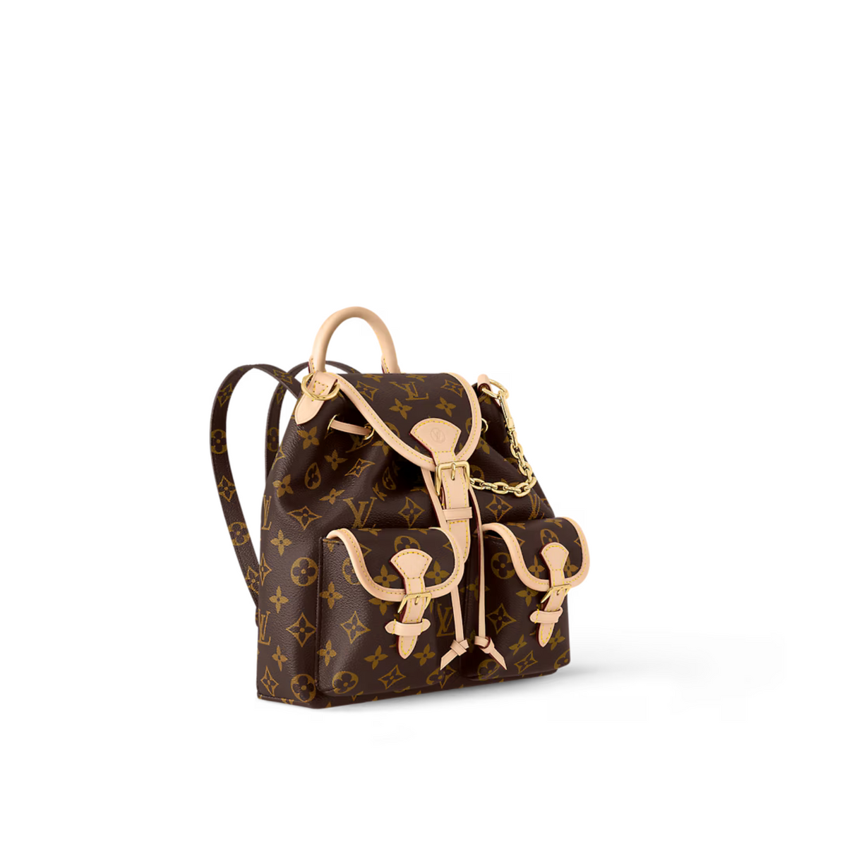 Excursion PM – a gold-color chain, in addition to the top handle, enable different carries – LUX VERSE Luxury Designer Fashion Outlet