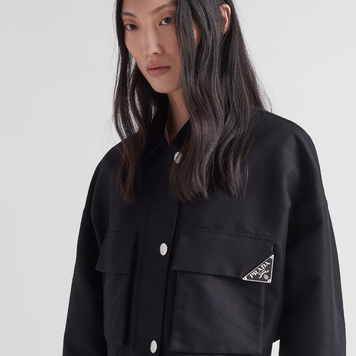Technical Classic canvas blouson jacket – sartorial constructivism and clean lines come together with sporty details like – LUX VERSE Luxury Designer Fashion Outlet