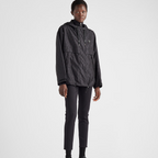 Printed Re-Nylon jacket – symbole pattern Lined Hooded Long sleeves Cuff with hook-and-loop strap Zipper – LUX VERSE Luxury Designer Fashion Outlet