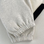Black Cotton Drawstring Joggers - Men's