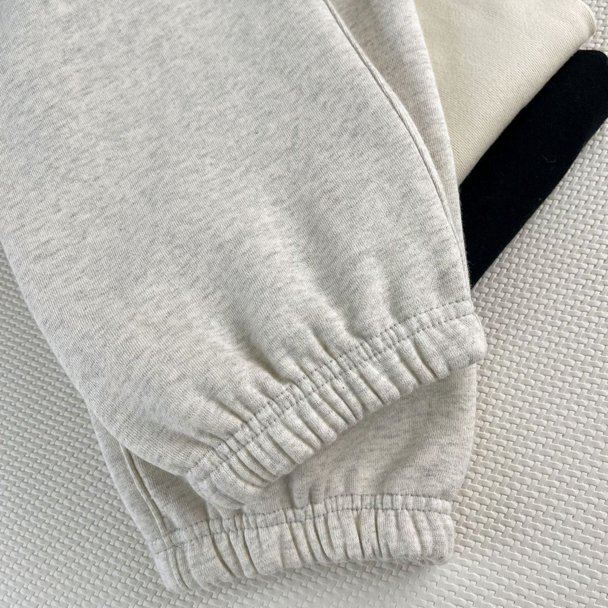Black Cotton Drawstring Joggers - Men's