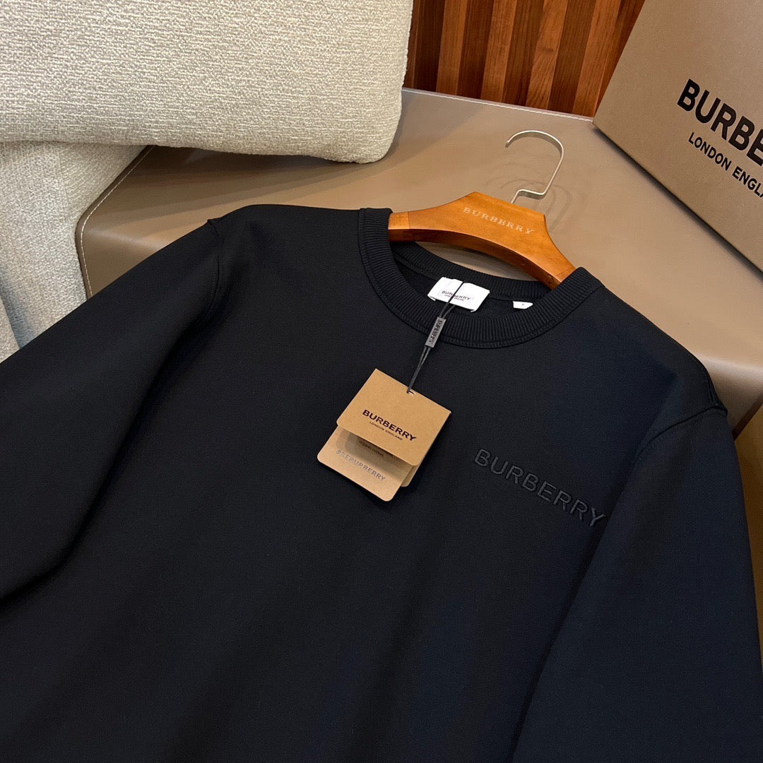 Baumwoll-Rundhals-T-Shirt Marineblau - Herren