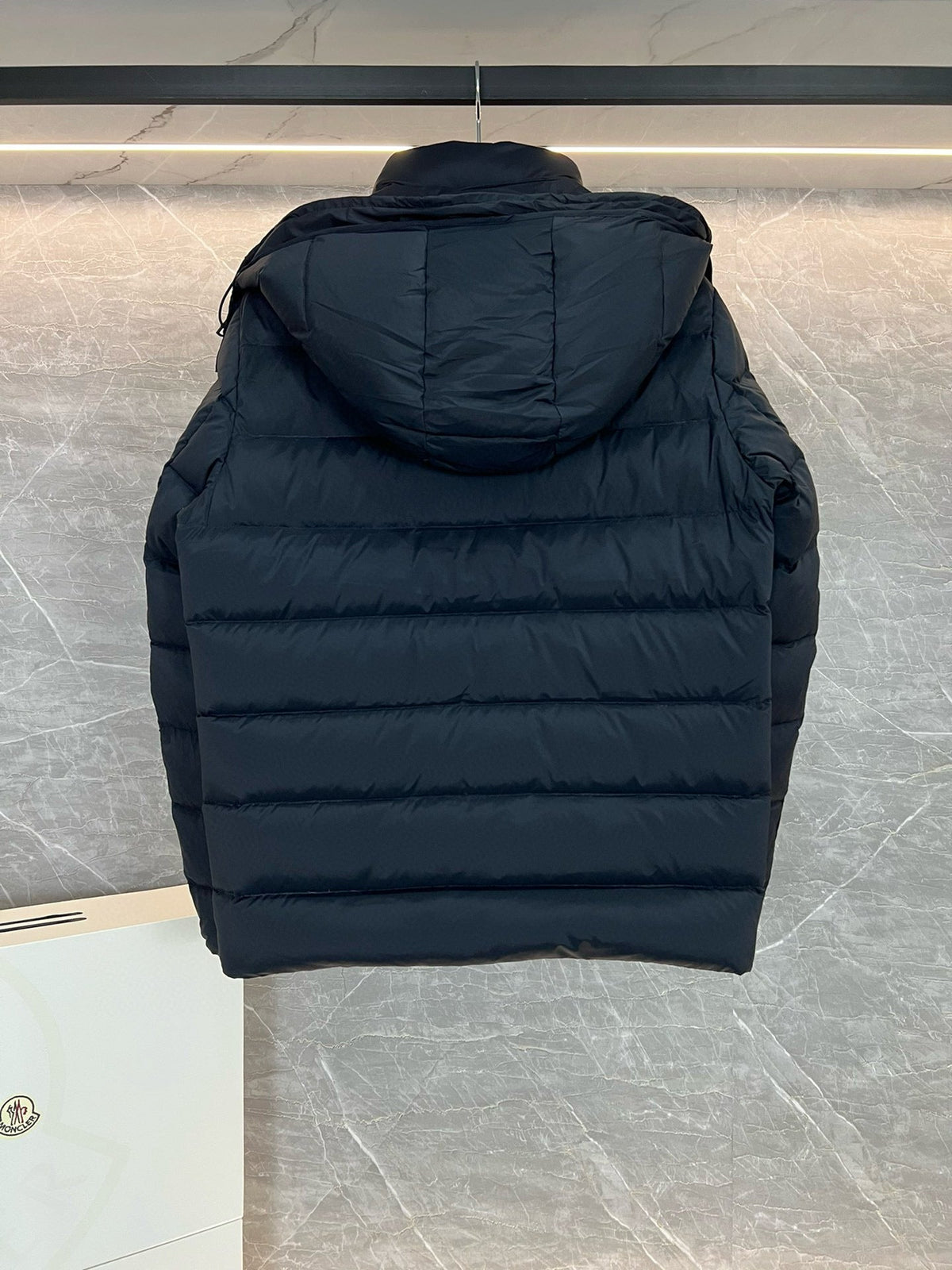 Schwarze Steppjacke - Herren