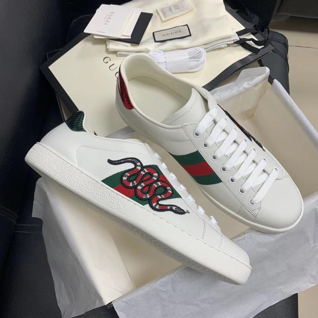 Ace Snake White Sneakers – Herren