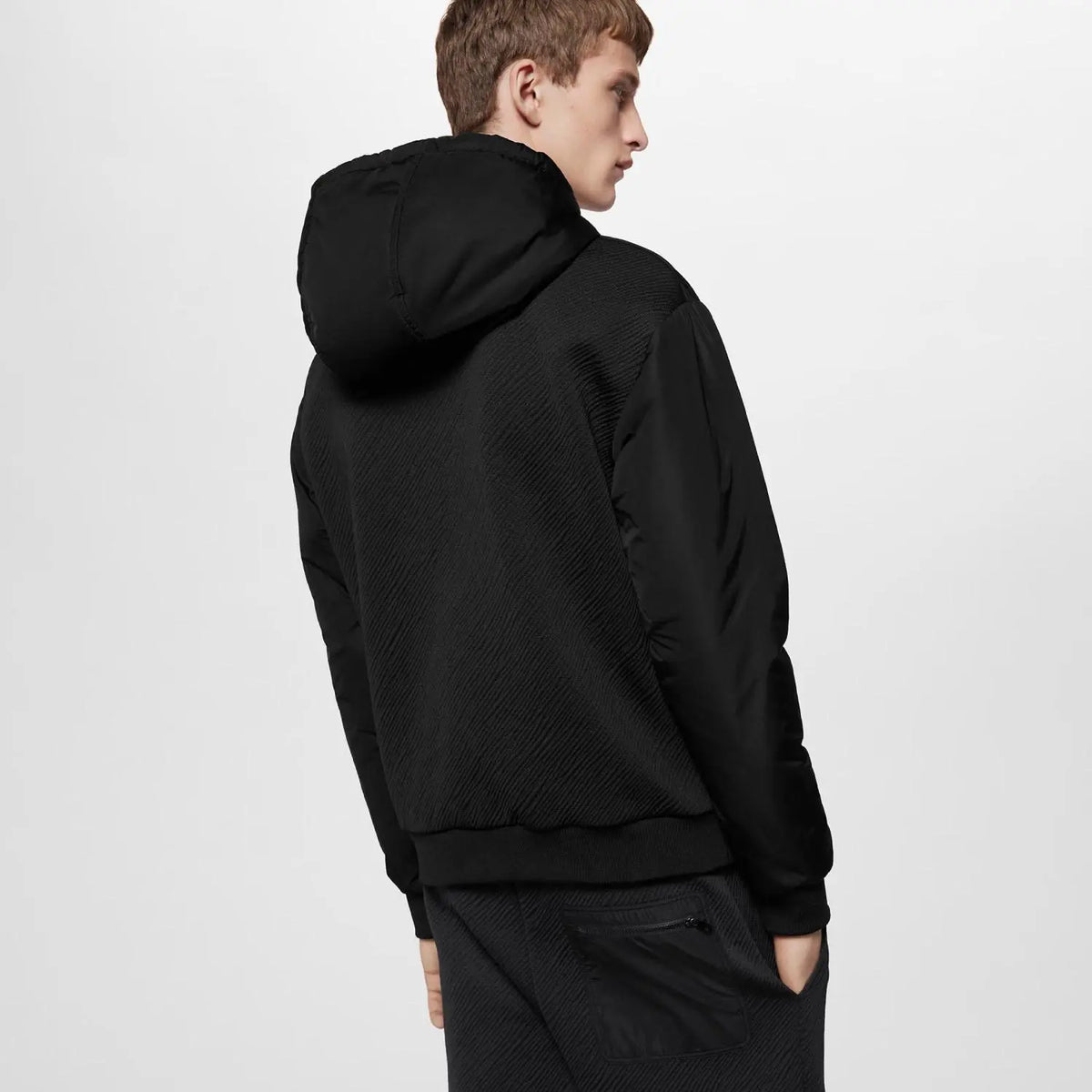 Hybrid Zipped Technical Cotton Hoodie – this hybrid zip-through hoodie is perfect for an easy weekend look and can be worn – LUX VERSE Luxury Designer Fashion Outlet