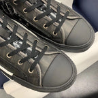 B23 High-Top Khaki Oblique Sneakers
