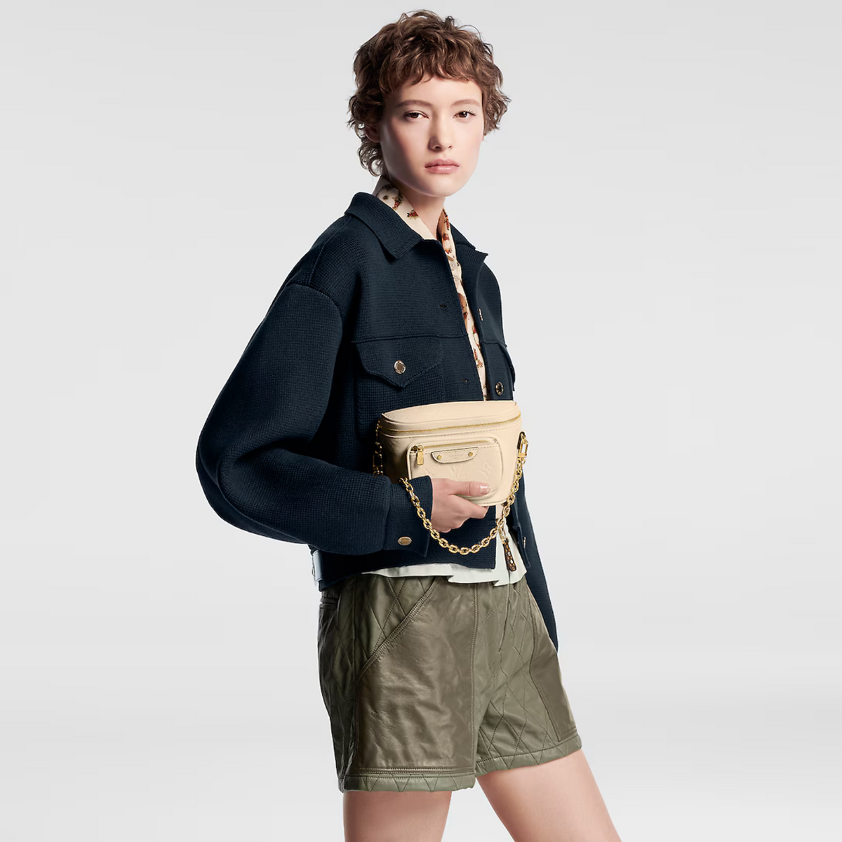 Mini Bumbag Monogram Leather – this on-trend piece features a removable, adjustable strap and a removable, – LUX VERSE Luxury Designer Fashion Outlet