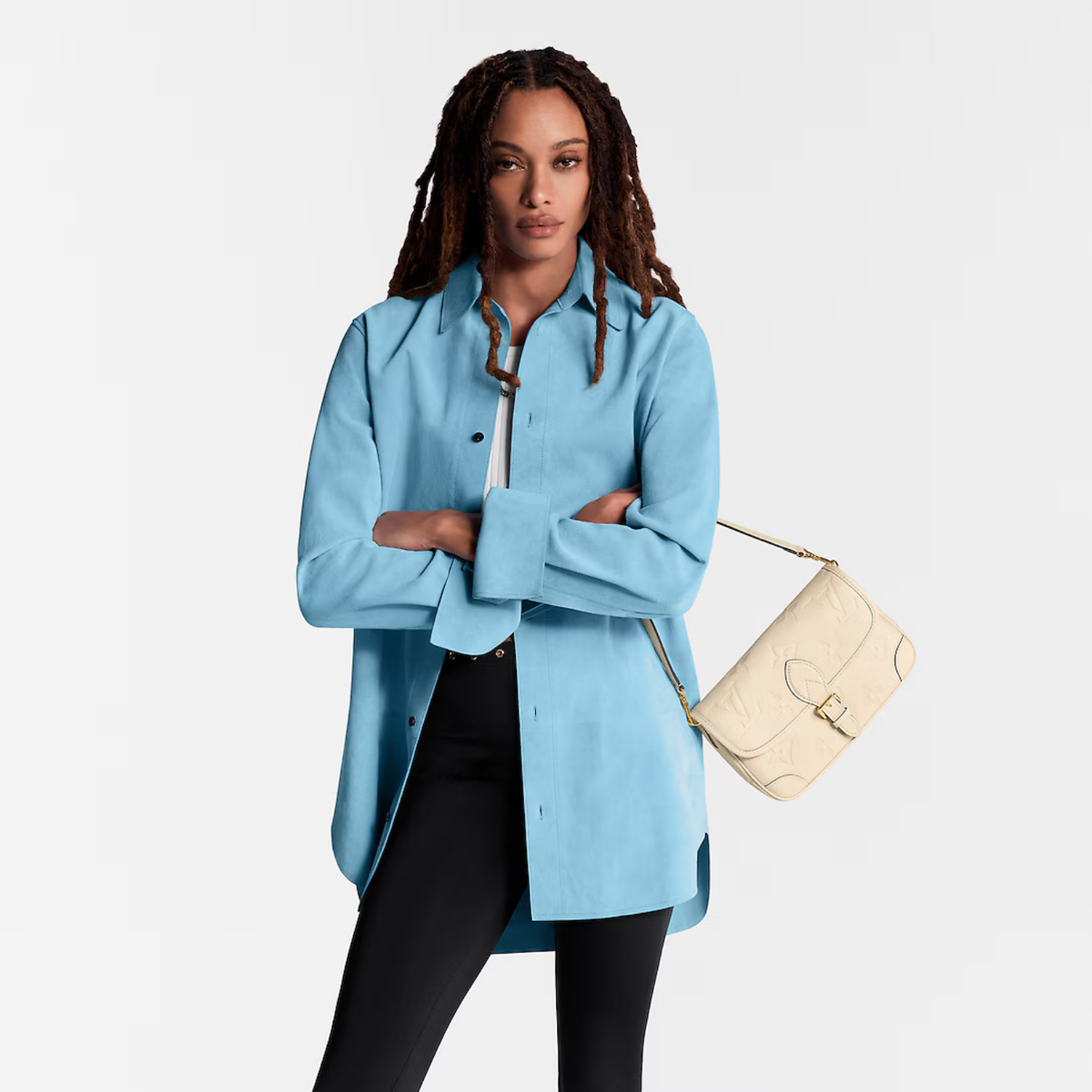 Diane Crème Beige – the Diane satchel is made from Monogram Empreinte, the Maison’s signature embossed – LUX VERSE Luxury Designer Fashion Outlet
