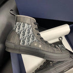 B23 High-Top Khaki Oblique Sneakers