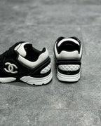White Mesh Colourblock Chunky - Women's