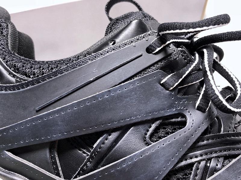 Track Black and Green Sneakers