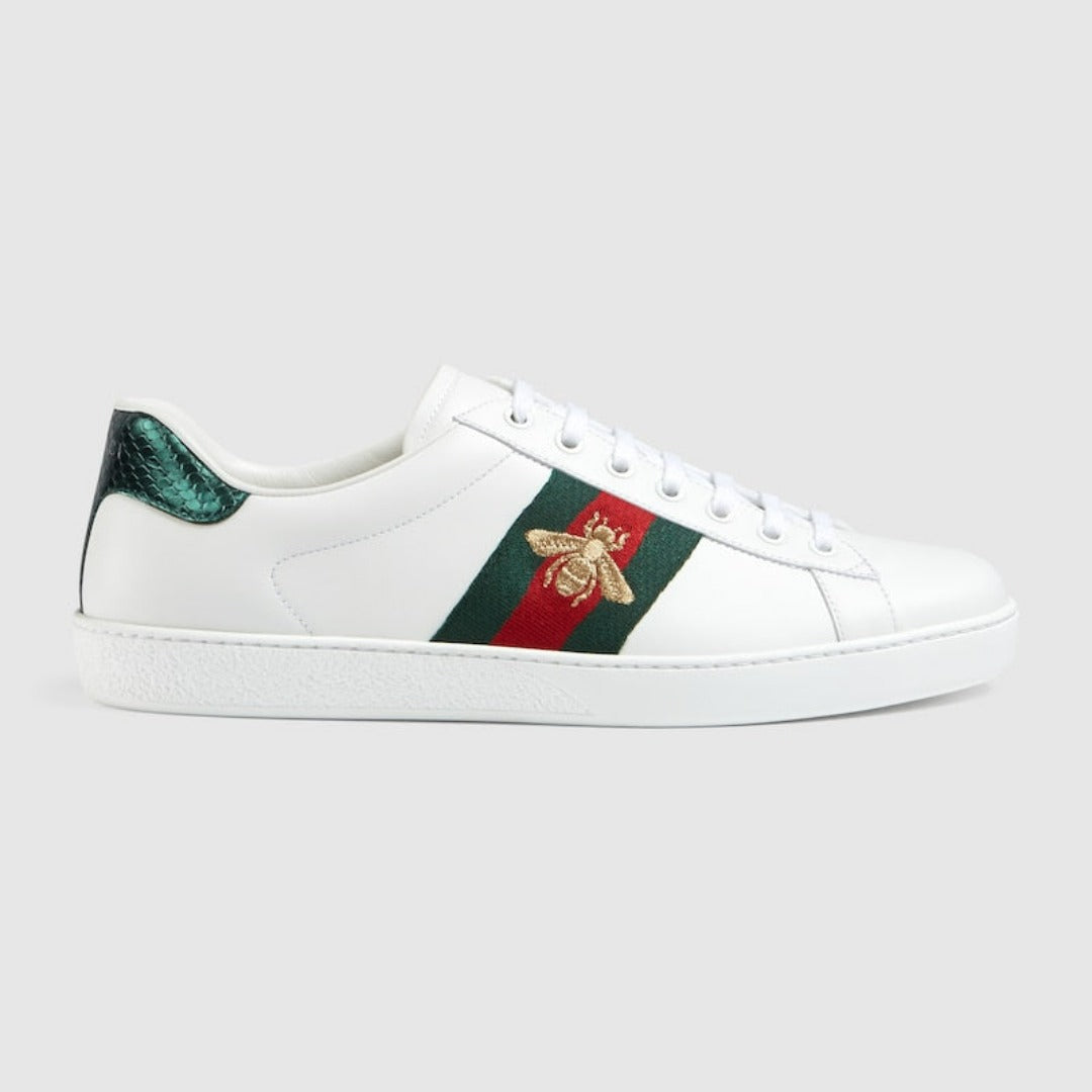 Women Ace Embroidered Sneaker – the women Ace Embroided sneaker in leather is embellished with the gold embroidered – LUX VERSE Luxury Designer Fashion Outlet