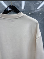 Navy Cotton Heart Logo Crewneck - Men's