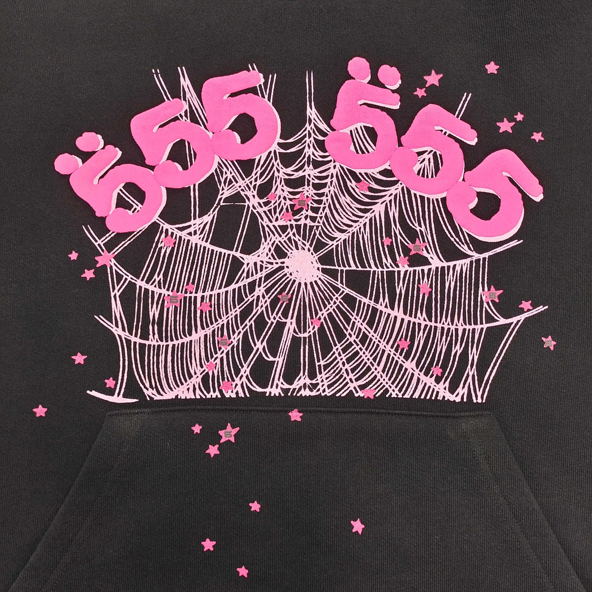 Black Cotton Print Pullover - Men's