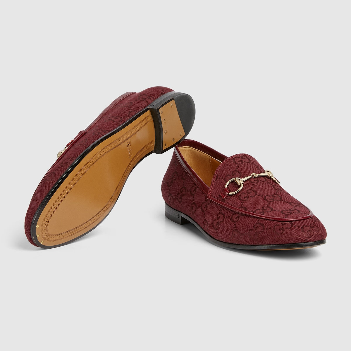 Jordaan loafer GG canvas – rosso Ancora red GG canvas Women's Light gold-toned hardware Leather sole Horsebit – LUX VERSE Luxury Designer Fashion Outlet