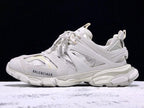 Sneaker Track aus weißem Mesh