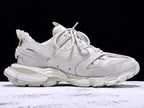 Sneaker Track aus weißem Mesh