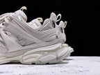 Sneaker Track aus weißem Mesh
