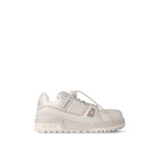 Louis Vuitton Trainer Leather Maxi Sneaker – alligator-printed calf leather Technical laces with stopper Rubber outsole Initials – LUX VERSE Luxury Designer Fashion Outlet