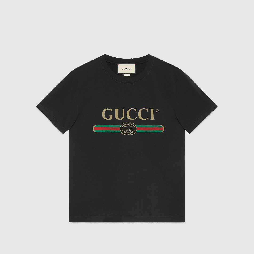 Oversize Washed T-shirt – the House brings the logo to the forefront, inspired by vintage prints from – LUX VERSE Luxury Designer Fashion Outlet