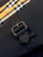 Marineblauer Trenchcoat für Herren