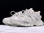 Sneaker Track aus weißem Mesh