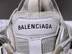 Sneaker Track aus weißem Mesh