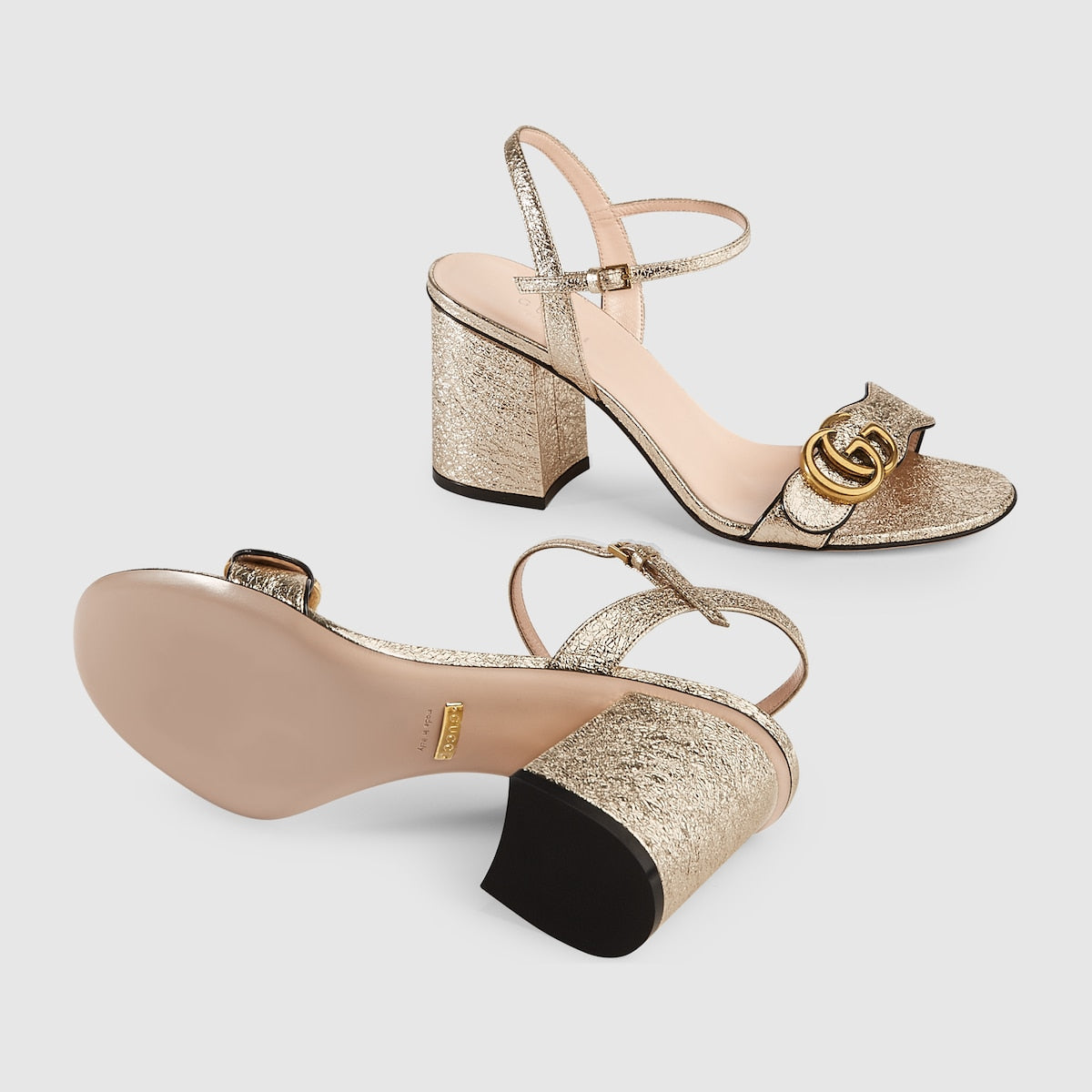 Women's mid-heel sandal with Double G – part of the now known GG Marmont line, the Double G is an archival play on – LUX VERSE Luxury Designer Fashion Outlet