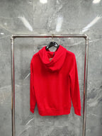 Black Cotton Bold Text Pullover - Men's