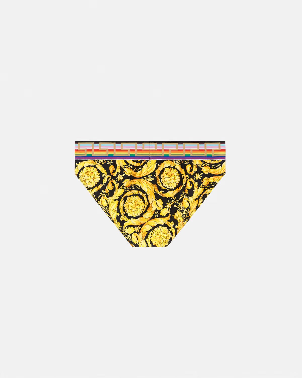 Pride Barocco Swim Shorts – these swim shorts combine the iconic Barocco print with the Progress Pride flag – LUX VERSE Luxury Designer Fashion Outlet