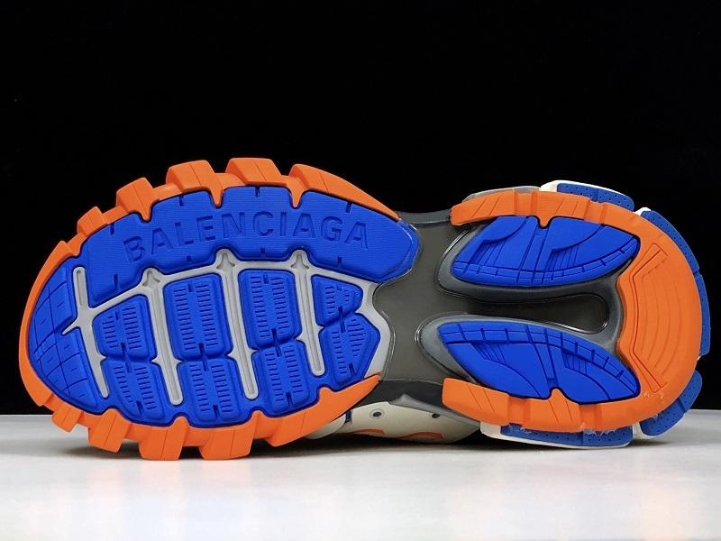 Track Blue and Orange Sneakers
