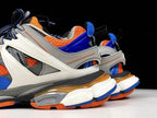 Track Blue and Orange Sneakers
