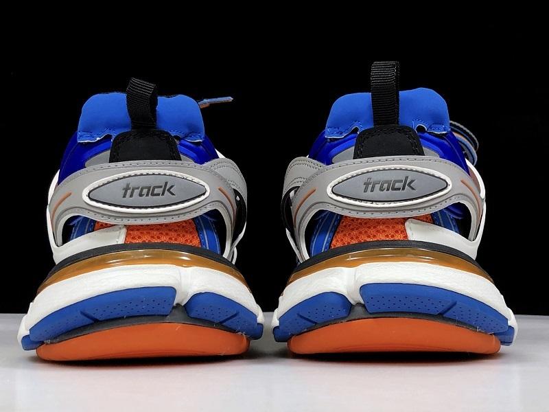 Track Blue and Orange Sneakers