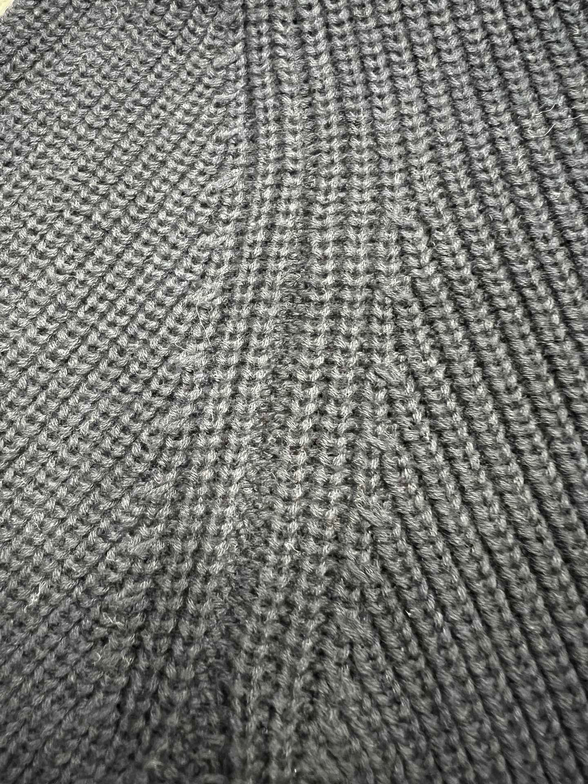 4-Bar Knit Zip Grey Sweater - Men's