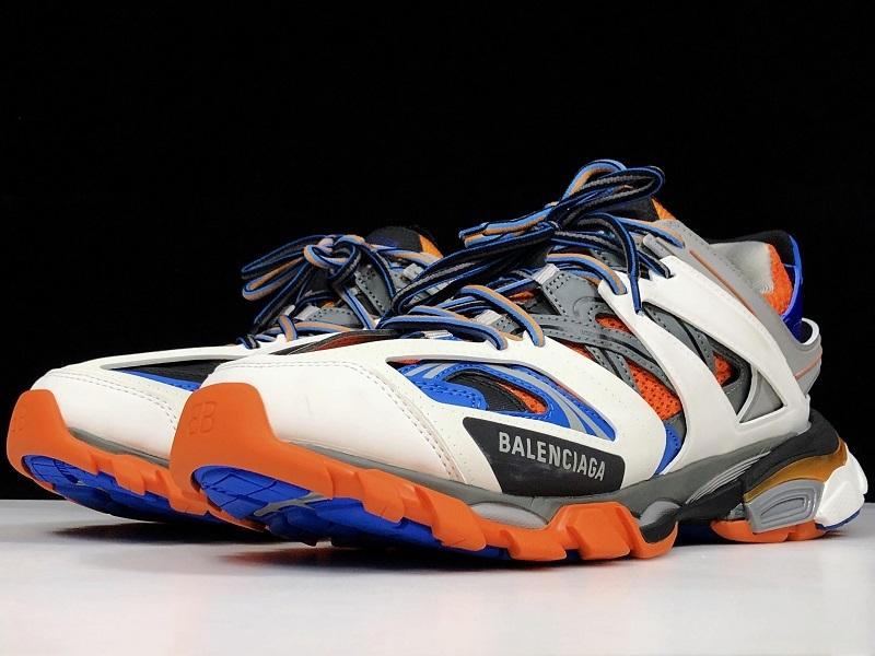 Track Blue and Orange Sneakers
