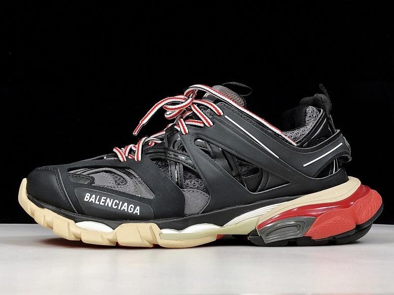 Track Black and Red Sneakers