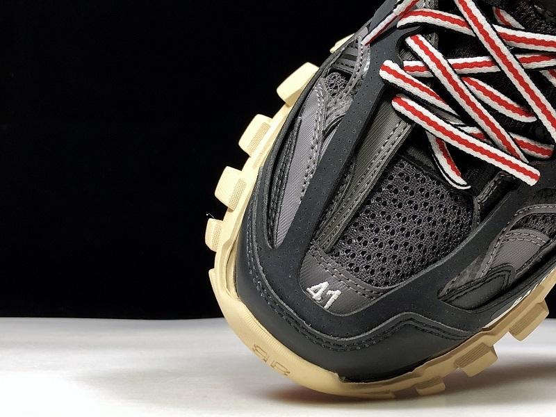 Track Black and Red Sneakers