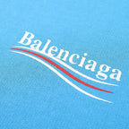Blauer Baumwoll-Logo-Pullover – Herren