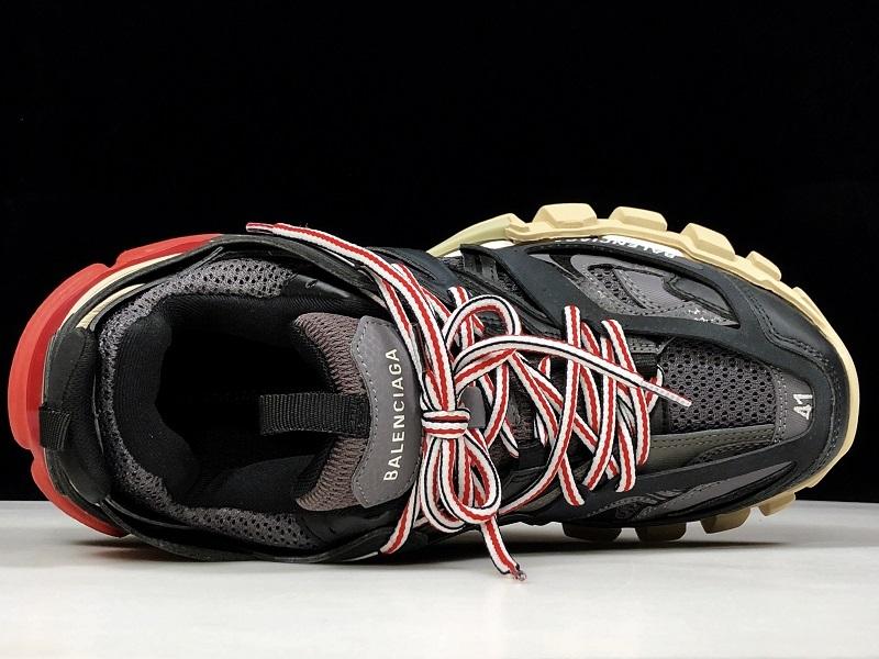 Track Black and Red Sneakers