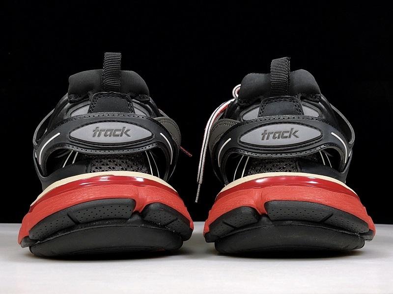 Track Black and Red Sneakers