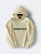 Cream Cotton Logo Pullover - Men's