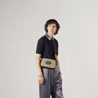 Neo Vintage Gg Supreme Messenger Bag – beige/ebony GG Supreme canvas Brown and yellow leather trims Brass hardware Green – LUX VERSE Luxury Designer Fashion Outlet